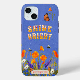 Bläserne Wildblumen Butterflies Inspiration Case-Mate iPhone Hülle