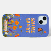 Bläserne Wildblumen Butterflies Inspiration Case-Mate iPhone Hülle (Rückseite (Horizontal))