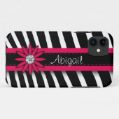 Bläserne Zebra-Muster Case-Mate iPhone Hülle (Rückseite (Horizontal))