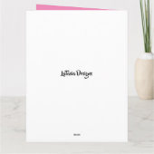 Bläserner Banner Mutter Geburtstag Karte (Rückseite)