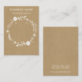 Bläserner Lange Ohrende-Kraft-Anzeigetafel Visitenkarte (Vorne/Hinten)