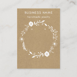 Bläserner Lange Ohrende-Kraft-Anzeigetafel Visitenkarte