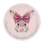 Bläserner Osterglasschneider Schneidebrett (Vorderseite)