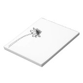 Bläserner schwarzer Texteditor Perfekt für Notizen Notizblock (Rotiert)