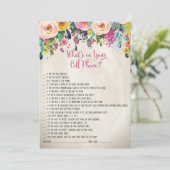 Bläsernes Brautparty Was ist in Ihrem Handy? (Stehend Vorderseite)