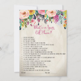 Bläsernes Brautparty Was ist in Ihrem Handy?