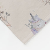 Bläsernes Kinderzimmer Whimsical Print Baby Blanke Fleecedecke (Ecke)