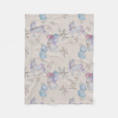 Bläsernes Kinderzimmer Whimsical Print Baby Blanke Fleecedecke (Vorderseite)