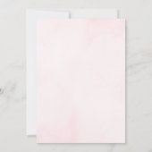 Bläsernschmetterlingsdusche Einladung (Rückseite)