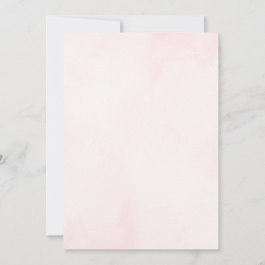 Bläsernschmetterlingsdusche Einladung (Rückseite)