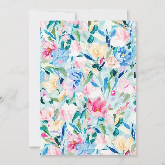 Bläsernte Graduierungsparty Einladung (Rückseite)