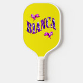 Bläsernter Bianca Name, Pickleball Paddle (Rückseite)