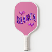 Bläsernter Bianca Name, Pickleball Paddle (Vorderseite)