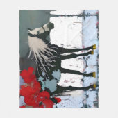 Bläserpferd Fleecedecke (Vorderseite)