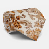 Bläserpferd in explodiertem Paisley-Muster Krawatte (Gerollt)