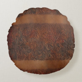 Bläserscheinung mit Embosse Rundes Kissen