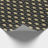 Bläserstreifen Luxus: 3D Vintag. Geschenkpapier (Ecke)