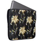 Bläserstreifen Luxus: 3D Vintag. Laptopschutzhülle (Vorne Rechts)