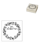 Bläsertulpe ex libris book Briefmarke Gummistempel (Stempel)