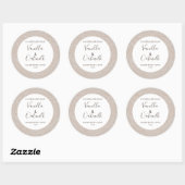 Bläservattern für individuell anpassbare Soap Labe Runder Aufkleber (Blatt)