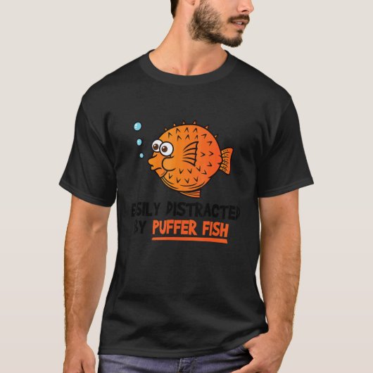 Blasfisch, leicht von Pufffischen abgelenkt T-Shirt (Vorderseite)