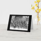 Blaskapelle Claflin Universität 1898 Karte (Gelbe Blume)