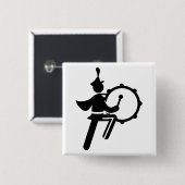 Blaskapelle - große Trommel Button (Vorne & Hinten)