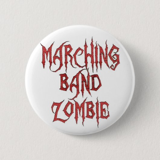 Blaskapelle-Zombieknopf Button (Vorderseite)