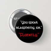 Blasphemie Button (Vorne & Hinten)