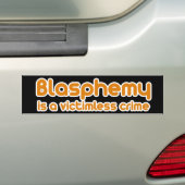 Blasphemie ist ein Verbrechen ohne Opfer Autoaufkleber (Auf Auto)