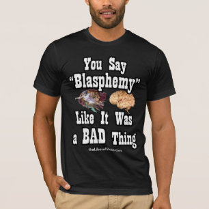 Blasphemy Basic Bella Leinwand T - Shirt