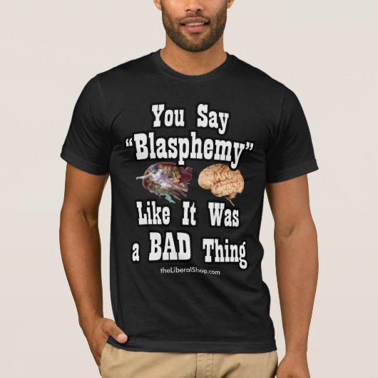Blasphemy Basic Bella Leinwand T - Shirt (Vorderseite)