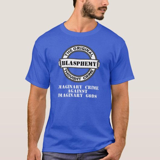 Blasphemy-eingebildeter Verbrechen-T - Shirt (Vorderseite)