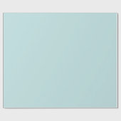 Blass-Aqua-Blau Geschenkpapier (Flach)