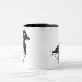 Blass-aufgeblähte Brant-Gans Tasse (Zentrum)