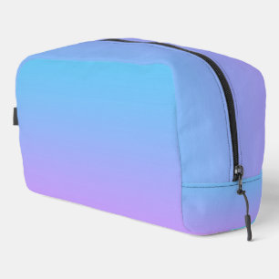 Blass Blau bis Lavender Ombre Gradient Muster Waschbeutel