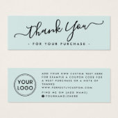 Blass blaues Firmenlogo dank Karteneinsatz (Vorne & Hinten)