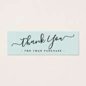 Blass blaues Firmenlogo dank Karteneinsatz (Vorderseite)