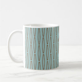 Blass Blue Geometric Repeat Coffee Tasse