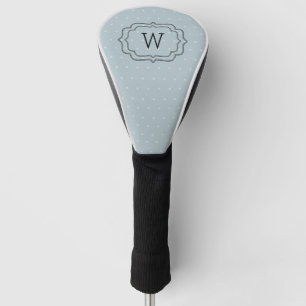 Blass Blue Polka Dot Mit Monogramm Golf Headcover
