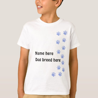 Blass drucken - Name oder Hunderasse hinzufügen T-Shirt