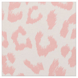 Blaß erröten rosa Leopard-Druck Stoff