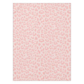 Blaß erröten rosa Leopard-Druck Tischdecke (Vorderseite)