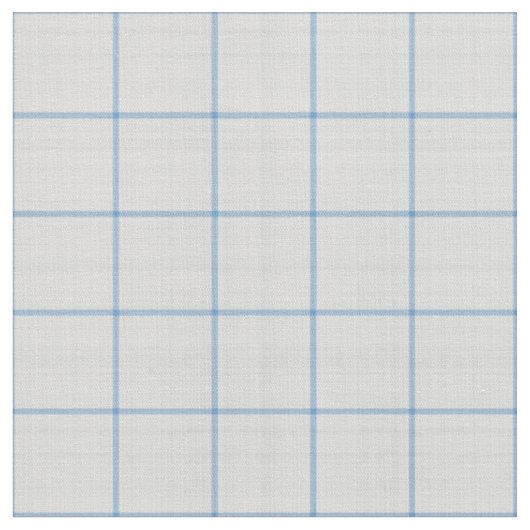 Blass Himmelblau Groß Gingham Karo Stoff (Nahaufnahme)
