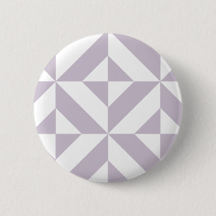 Blass kühle Trauben geometrisches Deco-Würfelmuste Button