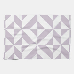 Blass kühle Trauben geometrisches Deco-Würfelmuste Küchentuch