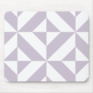 Blass kühle Trauben geometrisches Deco-Würfelmuste Mousepad