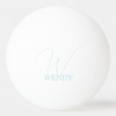 Blass Mit Monogramm Tischtennisball (Rückseite)