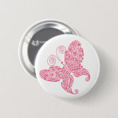 Blass Pink Butterfly Button (Vorne & Hinten)