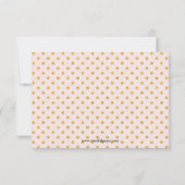 Blass Pink Gold Glitzer Dots-3x5 Geburtsankündigun Ankündigung (Rückseite)